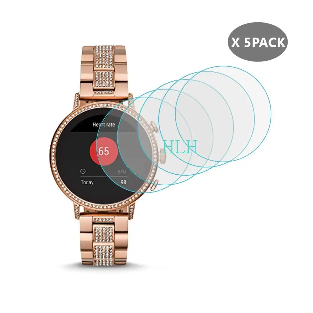 5 шт. закаленное стекло для Fossil Q ознакомитель HR протектор экрана Fossil Q Wander foundator 2 VENTURE gen 3 4 marshal control