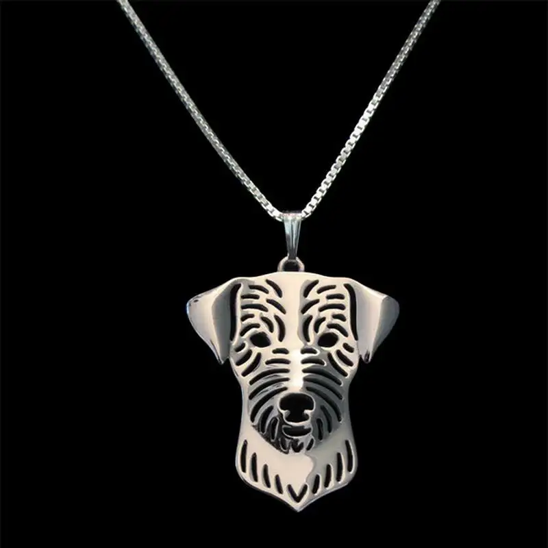 

Jewelry Alloy Pet Pendant Necklaces Women's Wirehaired Jack Russell Terrier Necklaces Drop Shipping