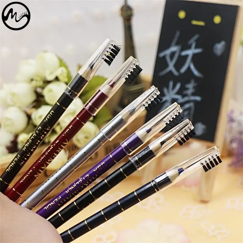 Подводка для глаз MINCH Red Eyesliner 1 шт. водостойкая кисть бровей карандаш макияжа тени