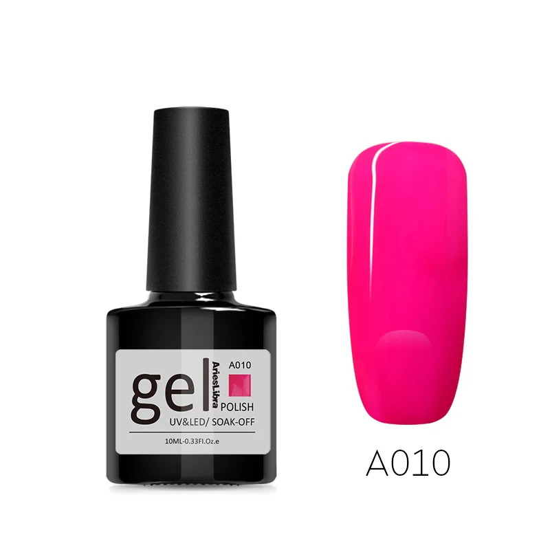 A010 AriesLibra Гель-лак для ногтей лак Vernis клей УФ лампа 10 мл замачиваемый лак светодиодный Гель-лак для ногтей - Цвет: A010