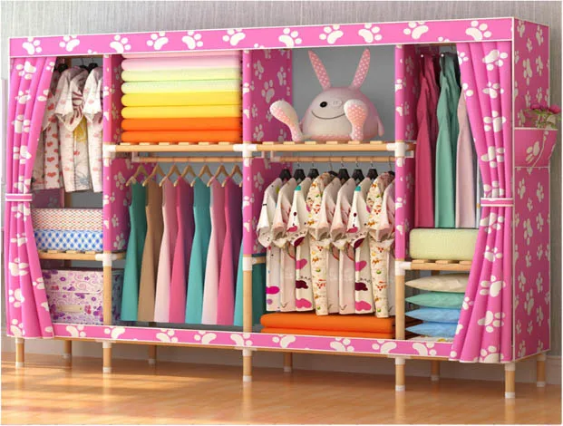 latest wooden wardrobe length 205cm | Мебель