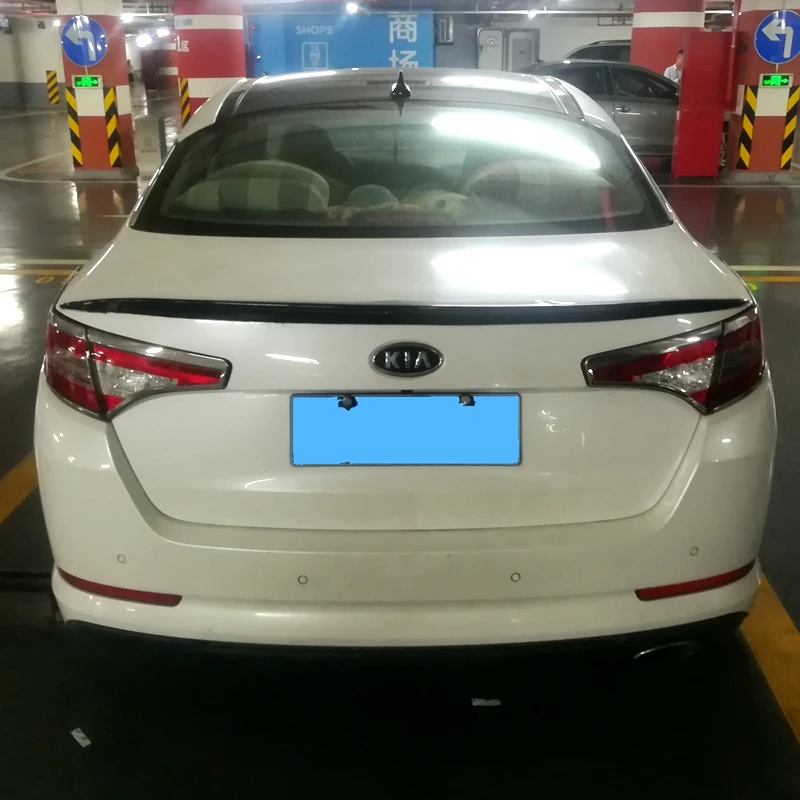 Для Kia Optima K5 2011 2012 2013 задний багажник спойлер ABS Материал грунтовка цвет