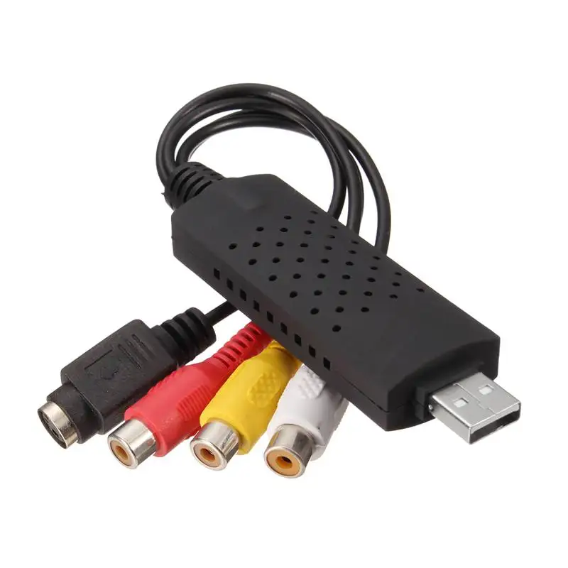 USB карта видеозахвата 10 NTSC ТВ тюнер CC TV VCR DVD HD аудио адаптер конвертер разъем для Win