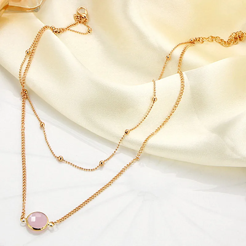 Пикантные минималистское ожерелье и колье для женщин ювелирные изделия