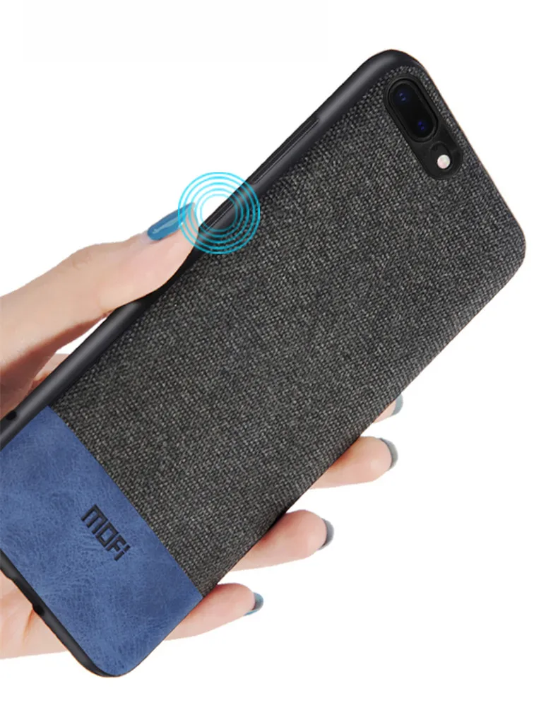 Для iphone 8 чехол для iphone 7 plus 6s задняя крышка ткань силиконовый coque capas MOFi для iphone 6 plus 8P чехол