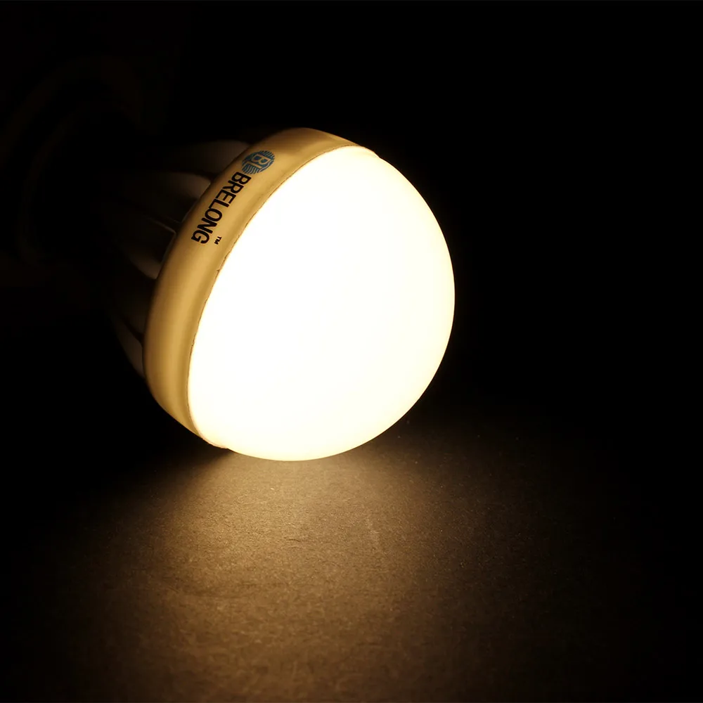 BRELONG 6 шт. E27 9 Вт 18x5630SMD 810LM 6000 6500 К теплый белый светодиодный глобус шарика (6 170 240