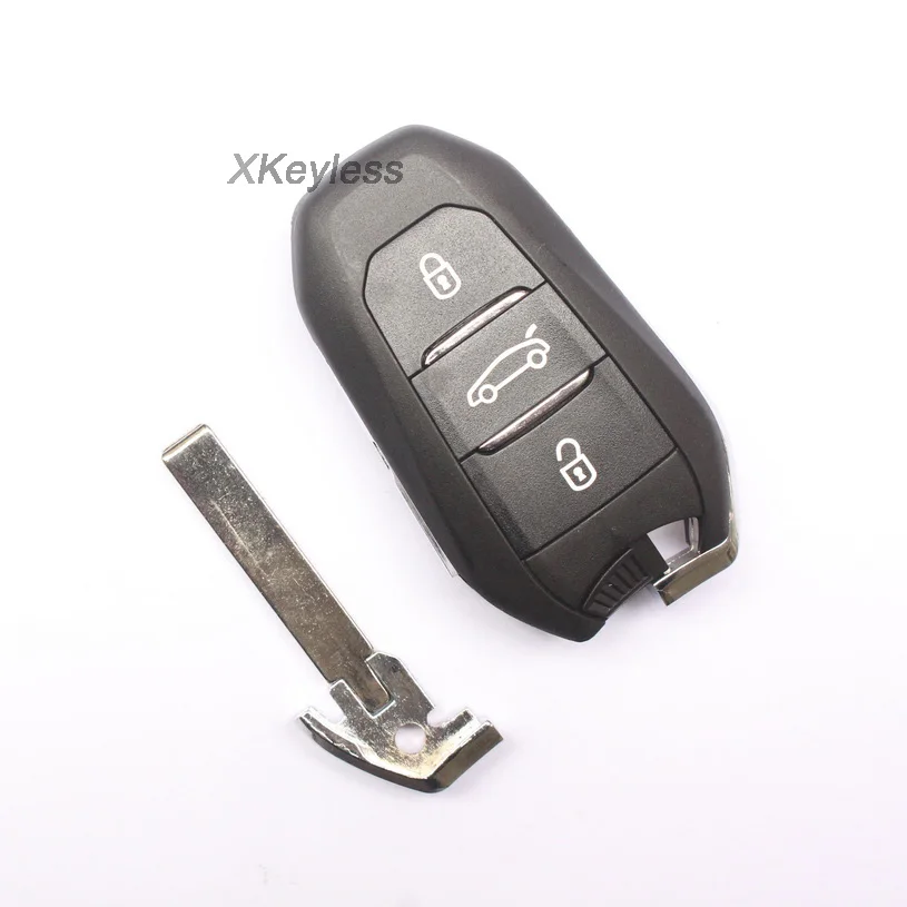 Для Peugeot 508 408 308 2008 3008 4008 5008 fob смарт пульт дистанционного управления 433 мгц