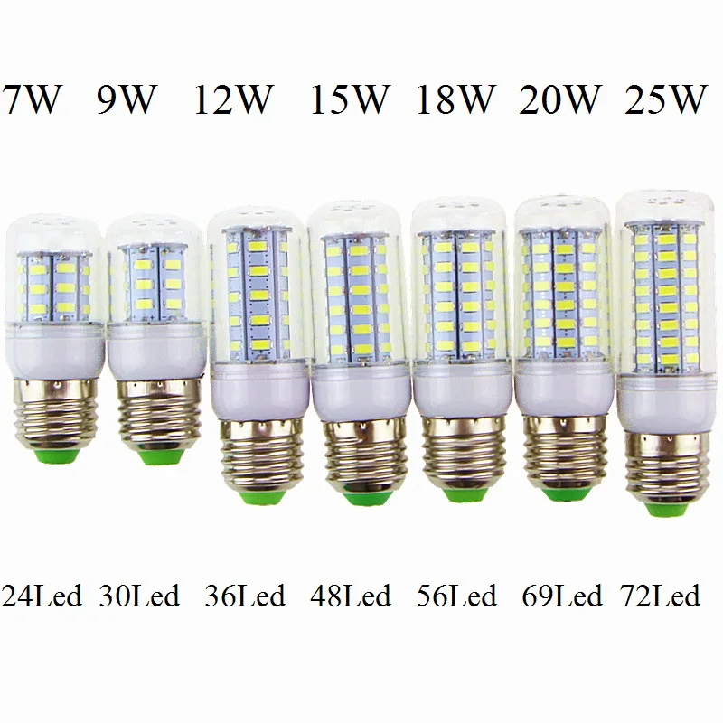 E27 E14 B22 GU10 G9 5730 SMD 220V/110V 7W 9W 12W 15W 18W 20W 25W LED Lights Corn Bulb light Christmas Chandelier Candle Lighting
E27 E14 B22 GU10 G9 5730 SMD 220V/110V 7W 9W 12W 15W 18W 20W 25W LED Lights Corn Bulb light Christmas Chandelier Candle Lighting