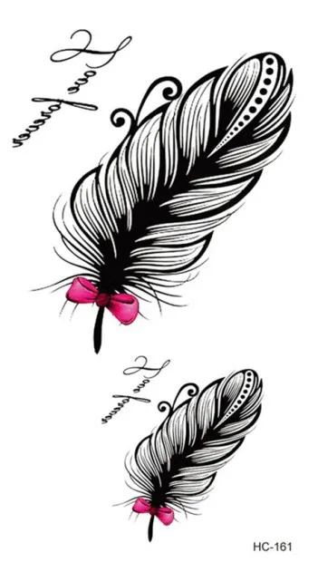 Новые водонепроницаемые черные мужские и женские наклейки для тела татуировок