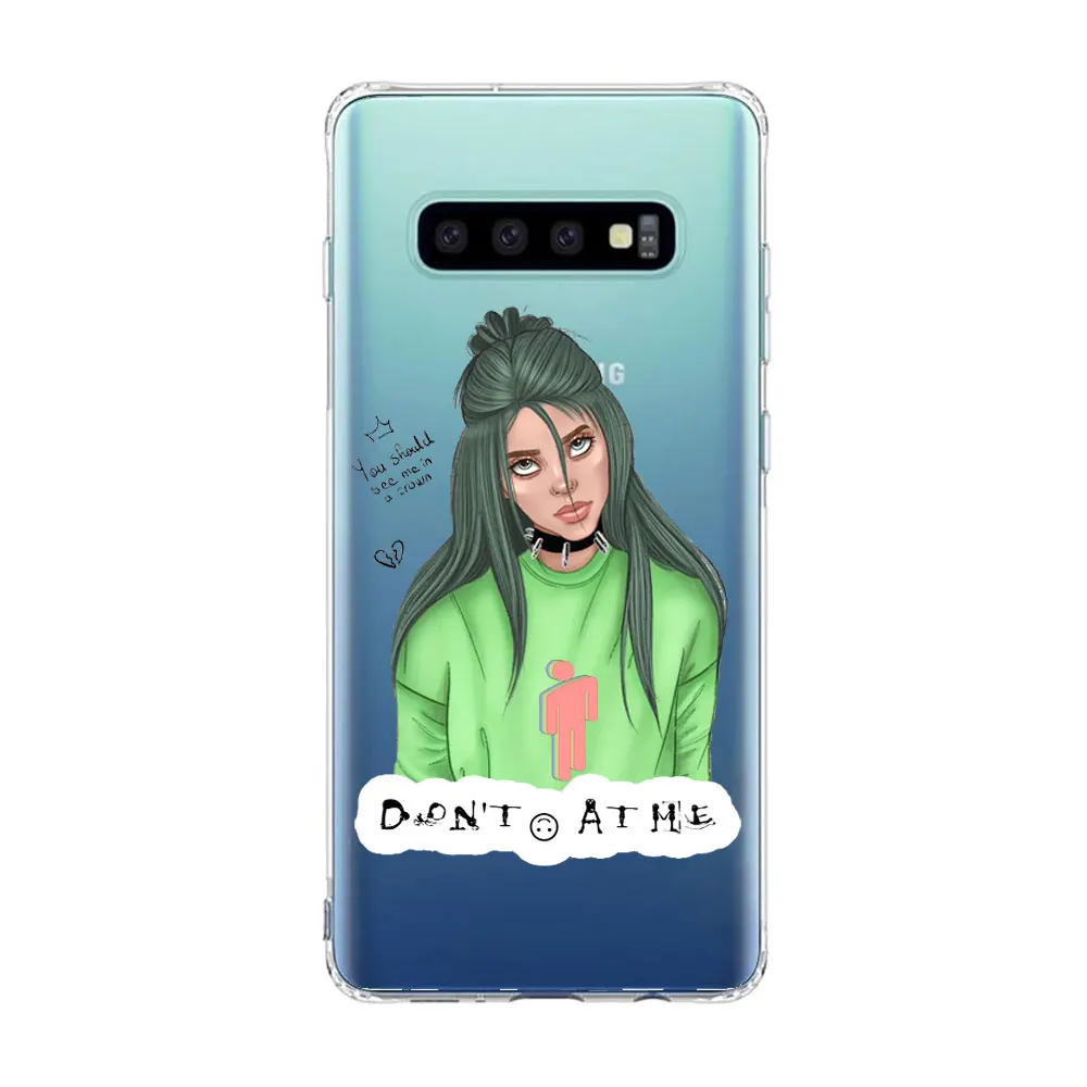 Модный чехол для телефона с изображением глаз океана billie eilish для SamSung S10 S9 S8 Plus S6 S7 Edge A50 A70 A30, мягкий чехол из ТПУ - Цвет: TPU A1059