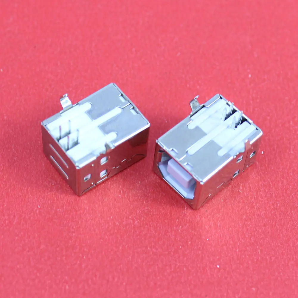 ChengHaoRan 1 шт. монтаж печатной платы 90 градусов 4 Pin USB 2 0 Тип B гнездовой разъем цвета