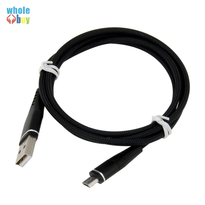 300 шт. новый нейлоновый тканый кабель Micro Usb 5pin 8pin Type C для синхронизации данных и