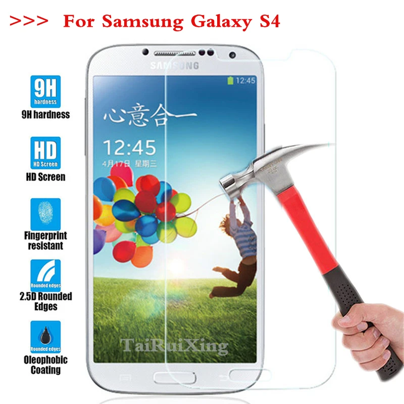 Защитная пленка для экрана 0 3 мм 9H 25D Премиум Закаленное стекло Samsung Galaxy S4 i9500 9500 S 4