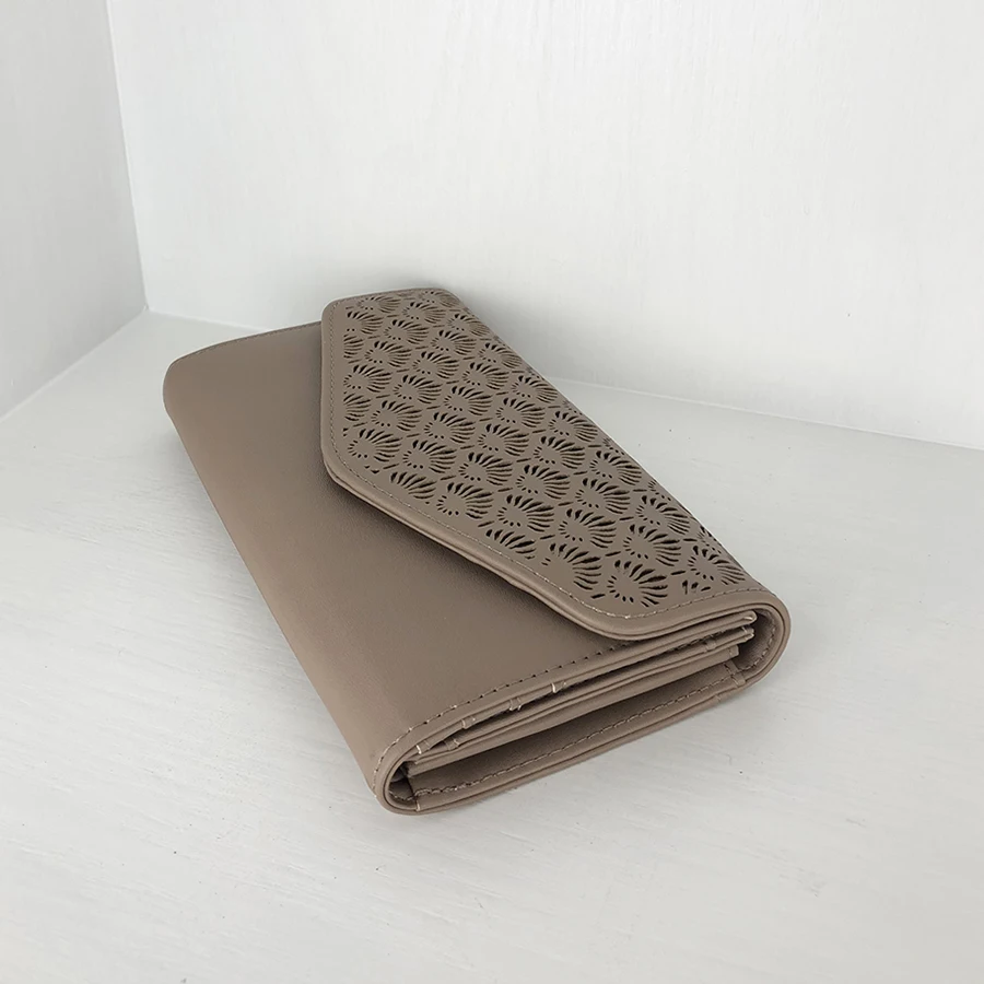 Модный дизайн женский кошелек лазерная резка популярный в Европе женские