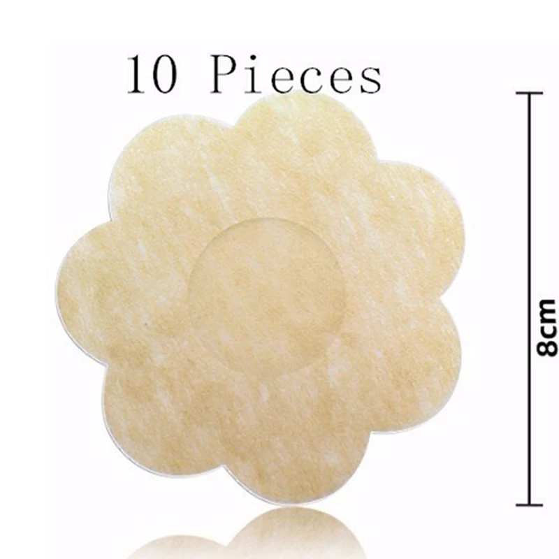 10Pcs Модный женский силиконовый бюстгальтер пуш-ап, женское нижнее белье, невидимый бюстгальтер, самоклеющийся, без бретелек, бандаж, черный, однотонный, липкий бюстгальтер, Прямая поставка - Цвет: 10Pcs