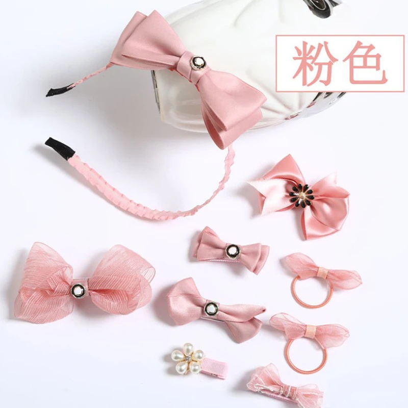 1 Set Multi Color Child lovely Tiaras Hair Clips High Quality Frozen Headband Rubber band for Kids Girls Hairpins | Украшения и