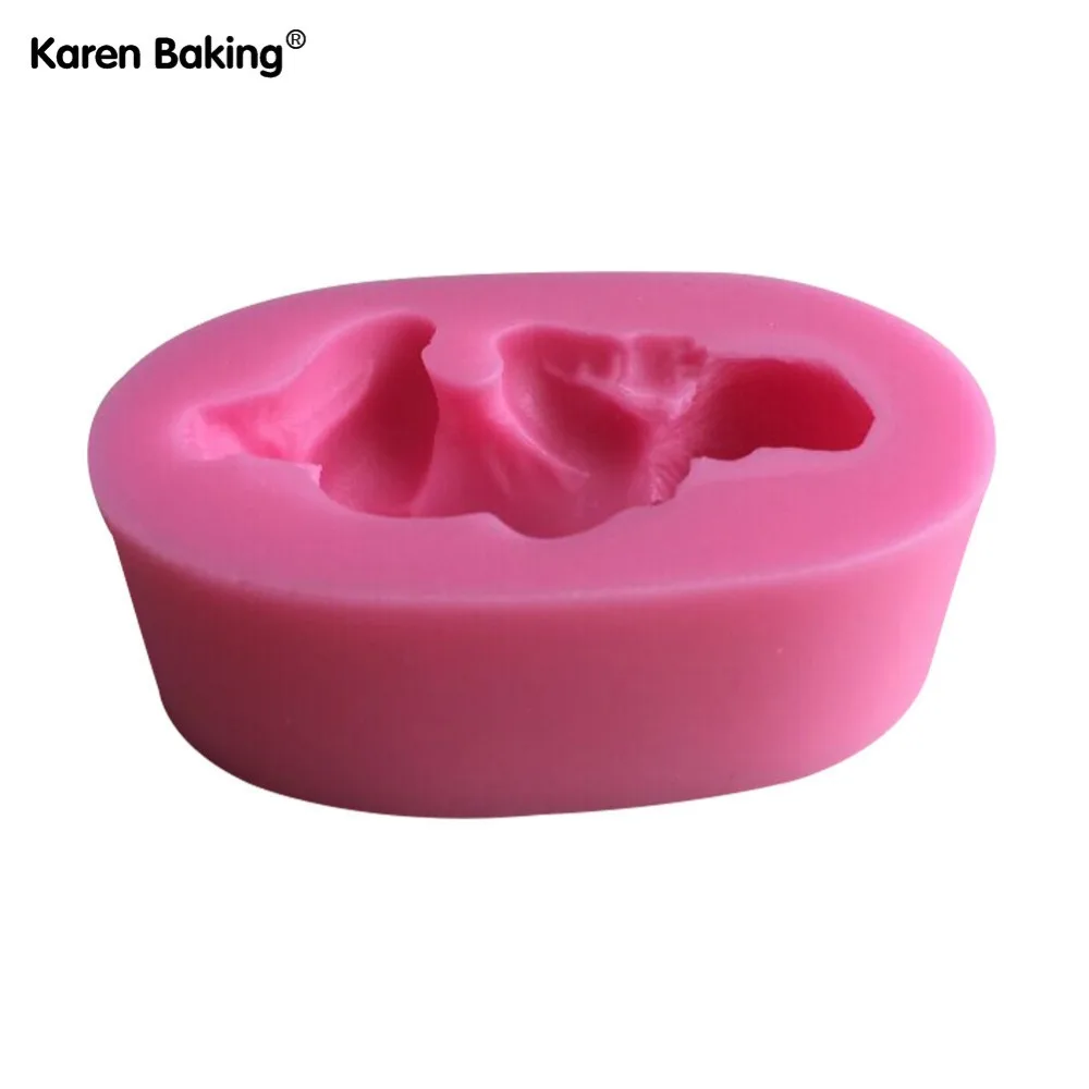 1 шт. силиконовая 3D форма для детской посуды столовый бар антипригарная украшения