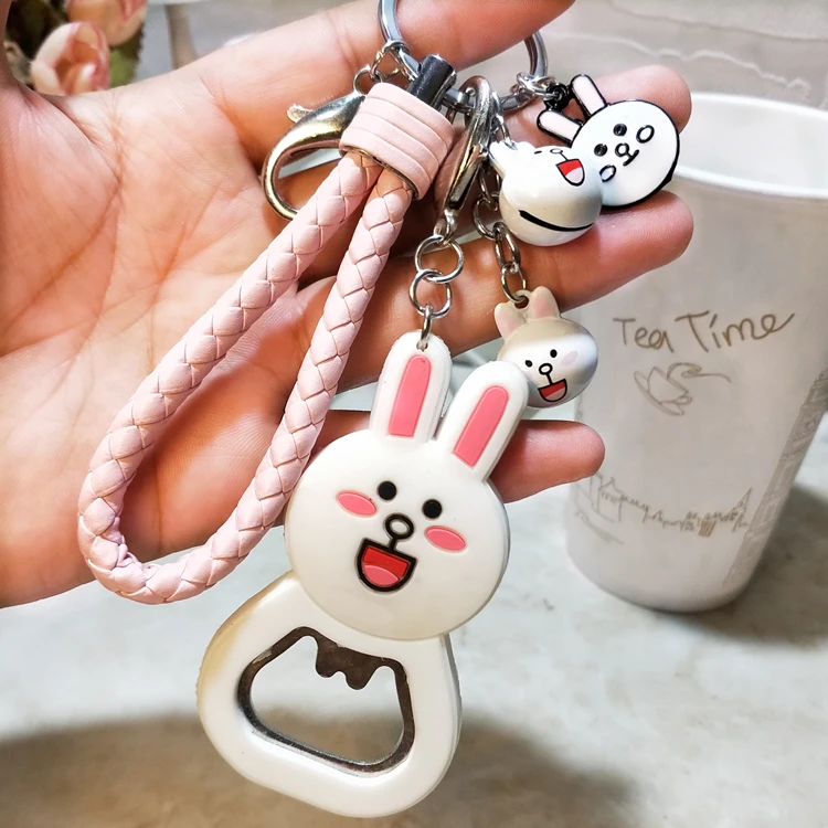 Hello kitty Банни брелок прекрасный открывалка для бутылок Использование пряжки Kt
