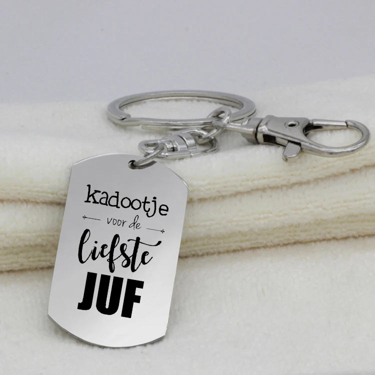 Брелок для ключей Liefste Juf подвеска собаки ювелирные изделия учителей YP6929 Прямая