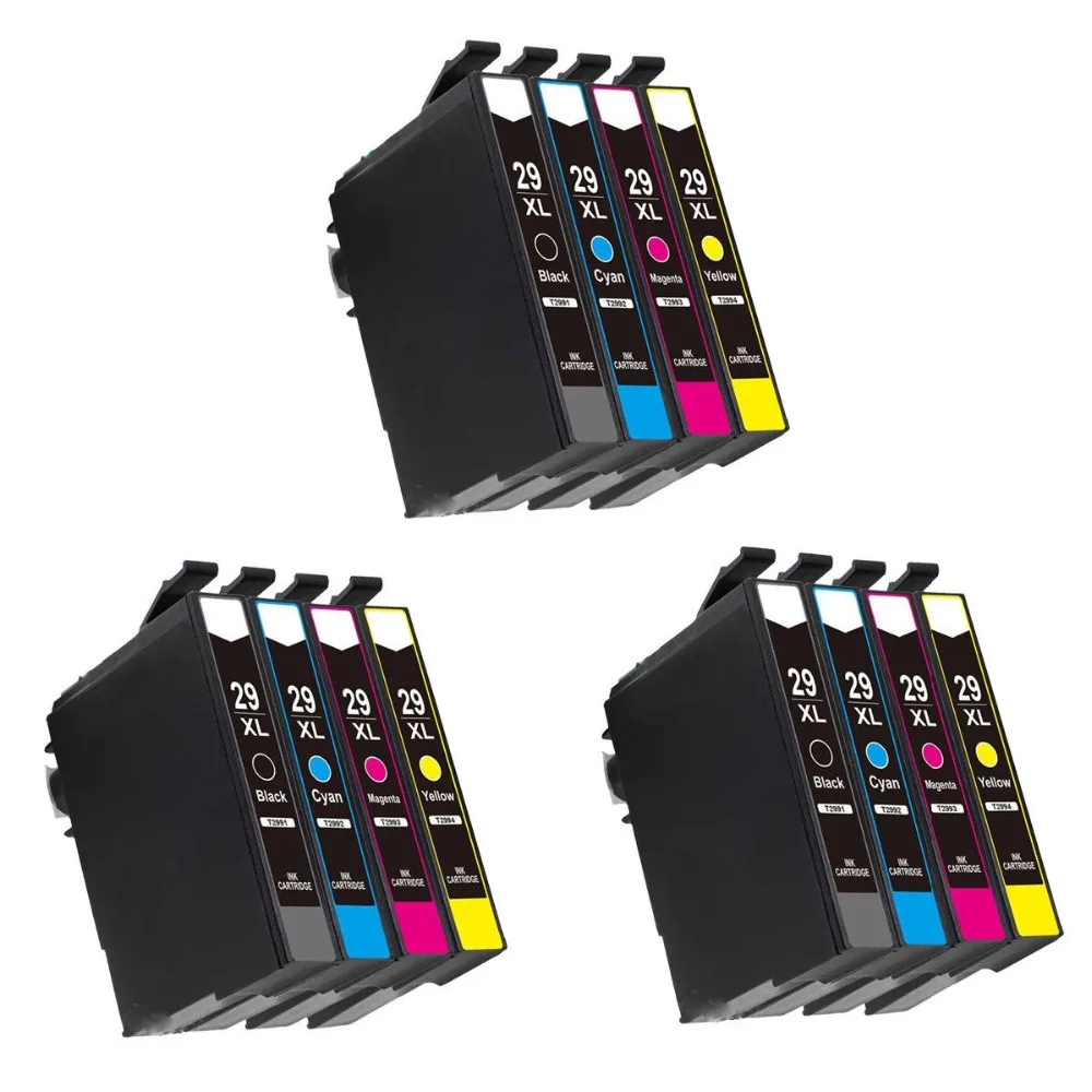 Чернильные картриджи 12x T2991 совместимые с Epson XP 235 332 335 X P432 435 247|ink cartridge|compatible ink