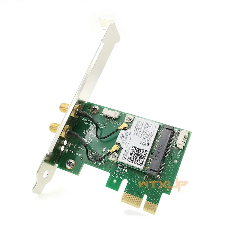 WTXUP двухдиапазонный 2,4G 5G для Intel 7260AC 7260HMWDTX1. X PCi Express беспроводной настольный WiFi адаптер Bluetooth 4,0 Wlan сетевая карта