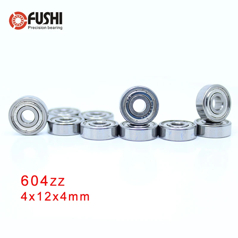 604ZZ ABEC 5 (100 шт.) 4x12x4 мм Миниатюрные шарикоподшипники EMQ Z3V3|bearing heater|bearing 5mmbearing bushing |