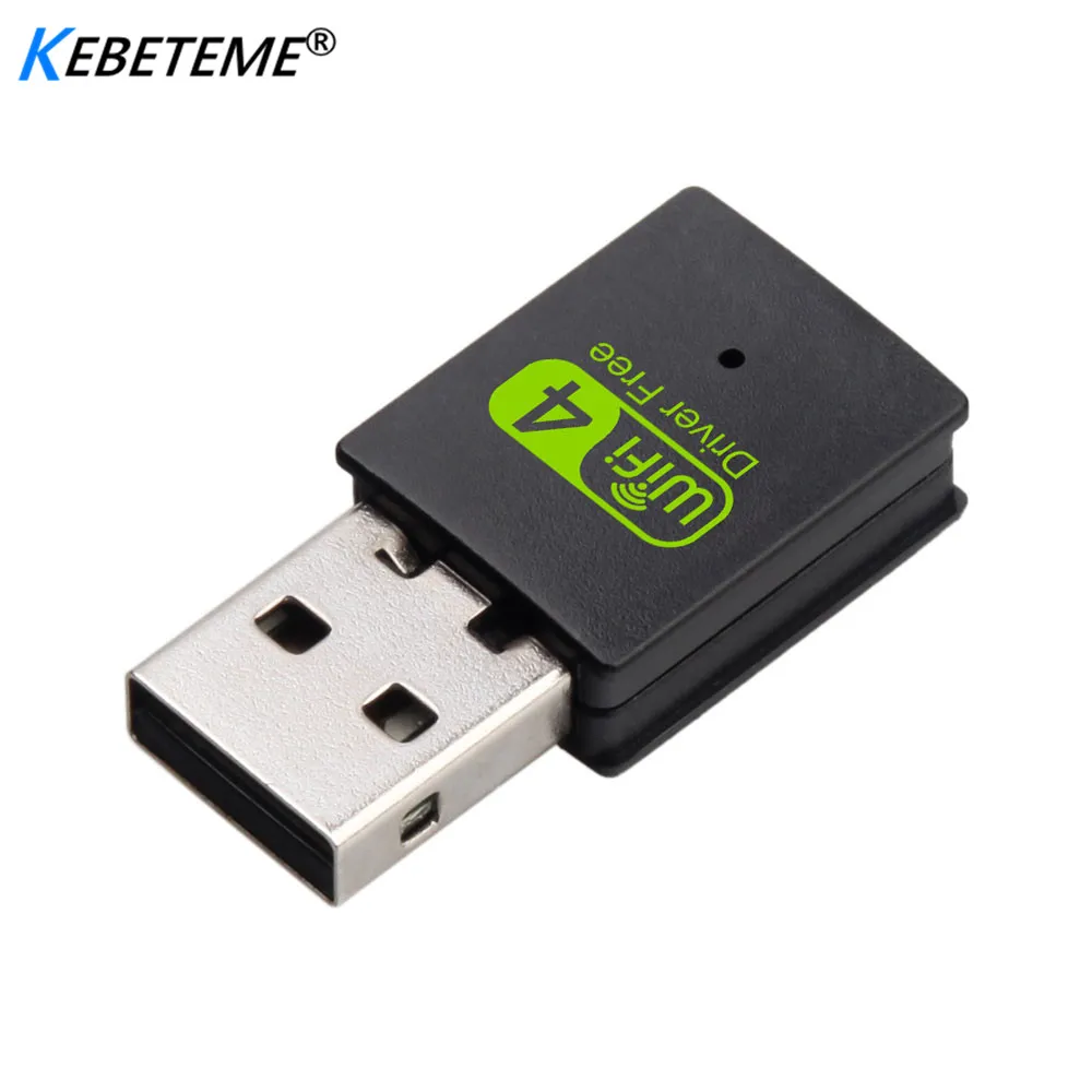 Kebeteme 300M Бесплатный драйвер USB Сетевая карта 2 4 4835 ГГц USB2.0 для Windows XP/Vista/Linnux/Win7/Win