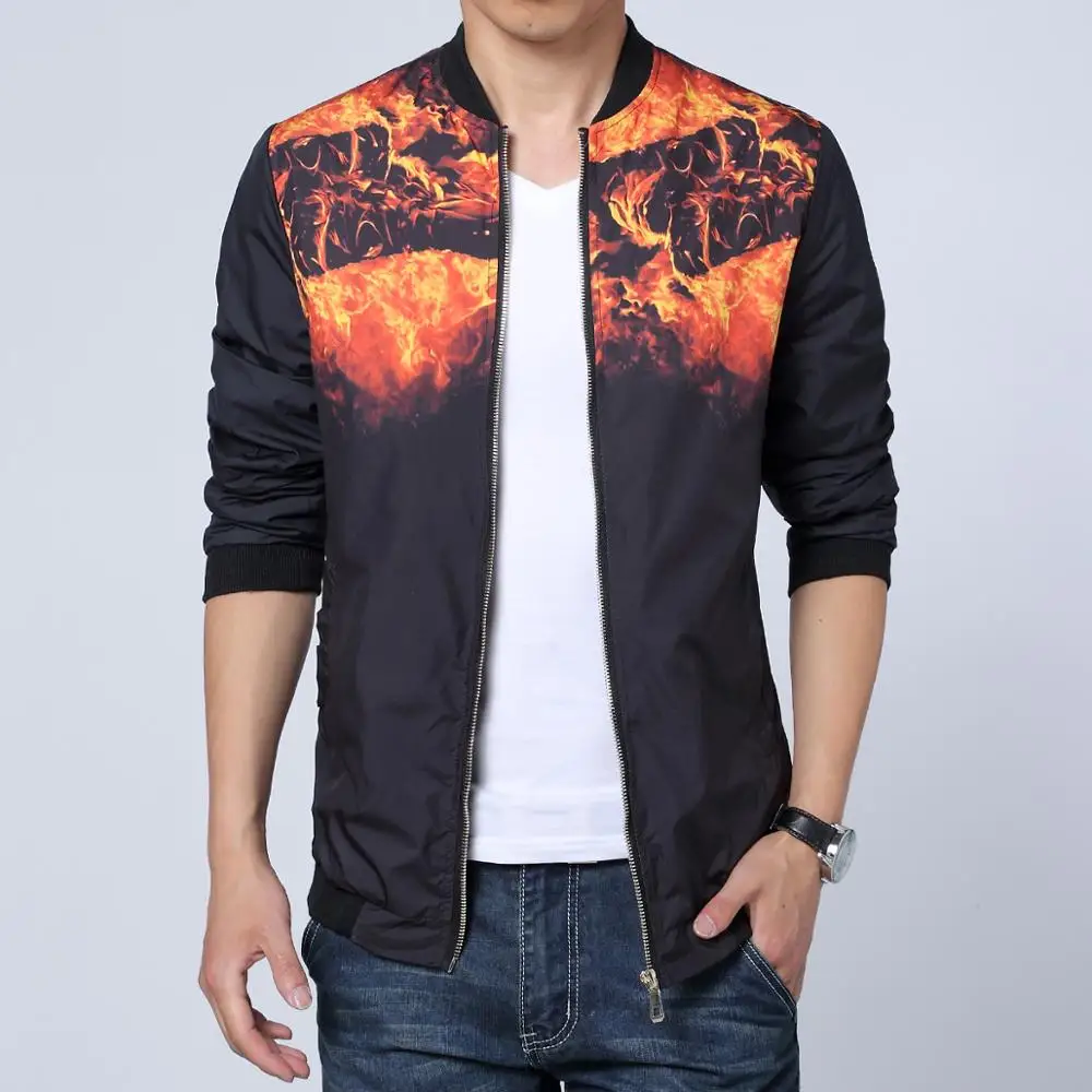 Мужская куртка больших размеров фирменная Новинка 2019 уличная куртка-бомбер