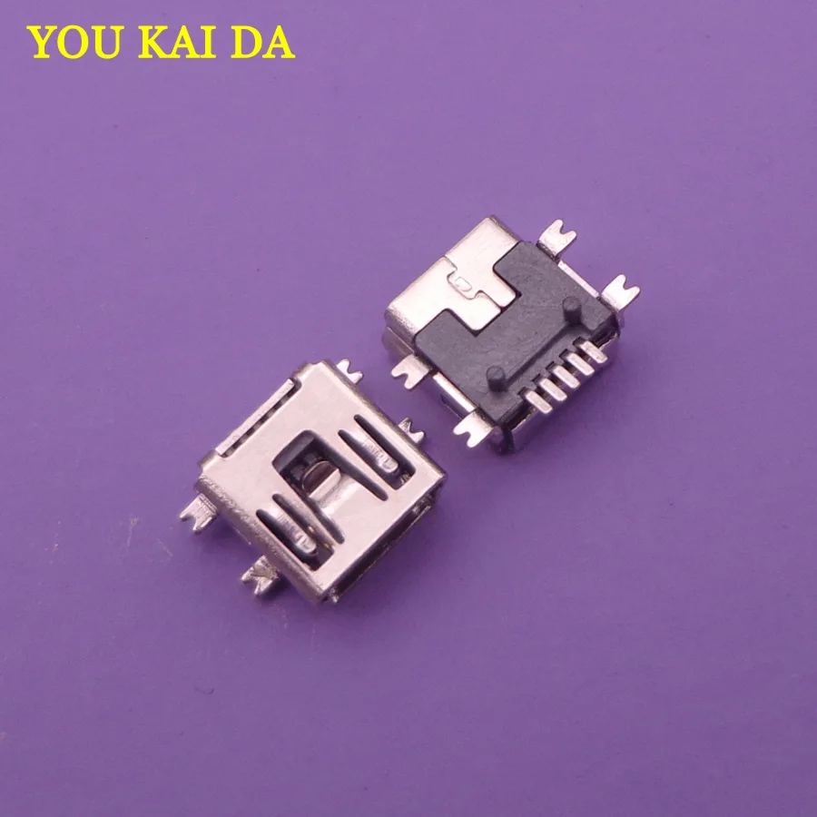 100 шт. разъем micro mini usb бесплатная доставка Mini USB 2 0 типа B 5-контактный SMT короткий