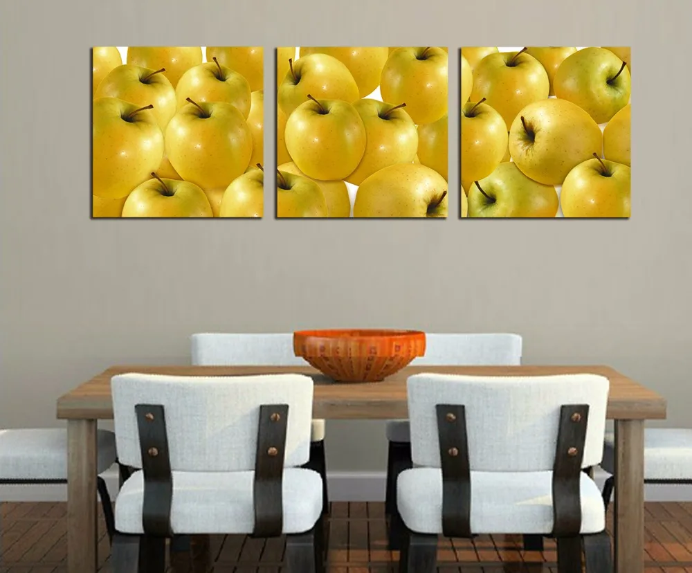 3 Панели настенная Картина на холсте декор для столовой художественные картины