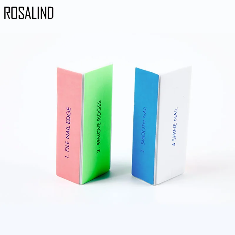 1 шт. полировщик для ногтей ROSALIND Шлифовальная Пилка Для Ногтей Полировочный блок