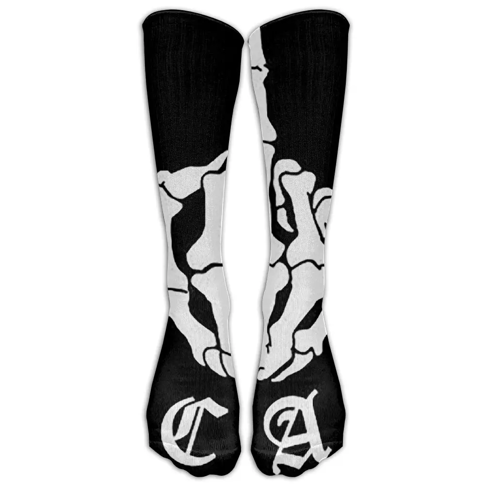 SAMCUSTOM модные гольфы женские хлопковые Гольфы выше колена для женщин ACAB хит цель 3D