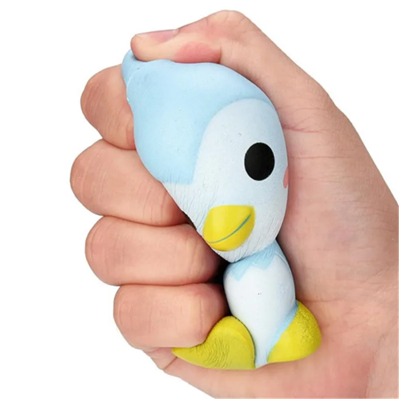 9 см милый пингвин мультфильм Ароматические squeeze toy Мягкое Очарование медленно