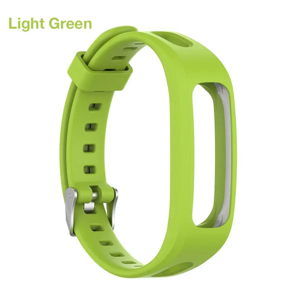 Green Цветной сменный силиконовый ремешок для часов huawei Band 3e huawei Honor Band 4 версия для бега - Цвет: Green