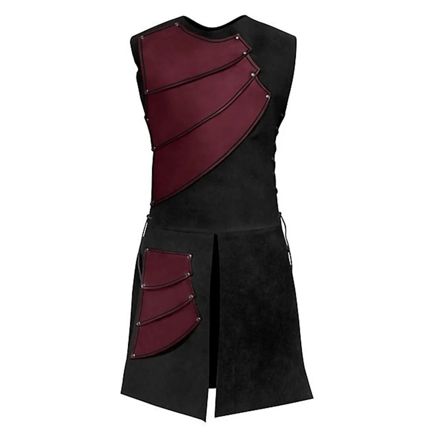 Мужские Ретро средневековые костюмы жилет костюм для тематической вечеринки