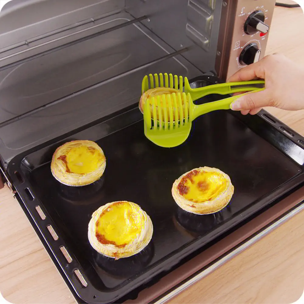 Handy Plastic Tomato Cutter Potato Slicer Lemon Cutting Tool Shreadders Holder Kitchen Accessories | Дом и сад