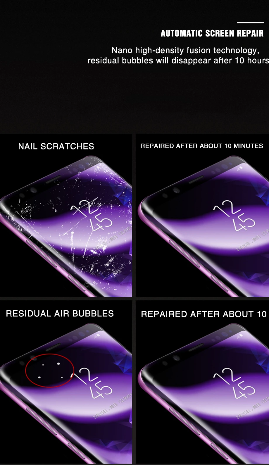 35D Защита экрана для samsung Galaxy Note 8 9 S10 S9 S8 Plus мягкая защитная пленка на samsung S10e S9 S8 S7 S6 Edge не стекло