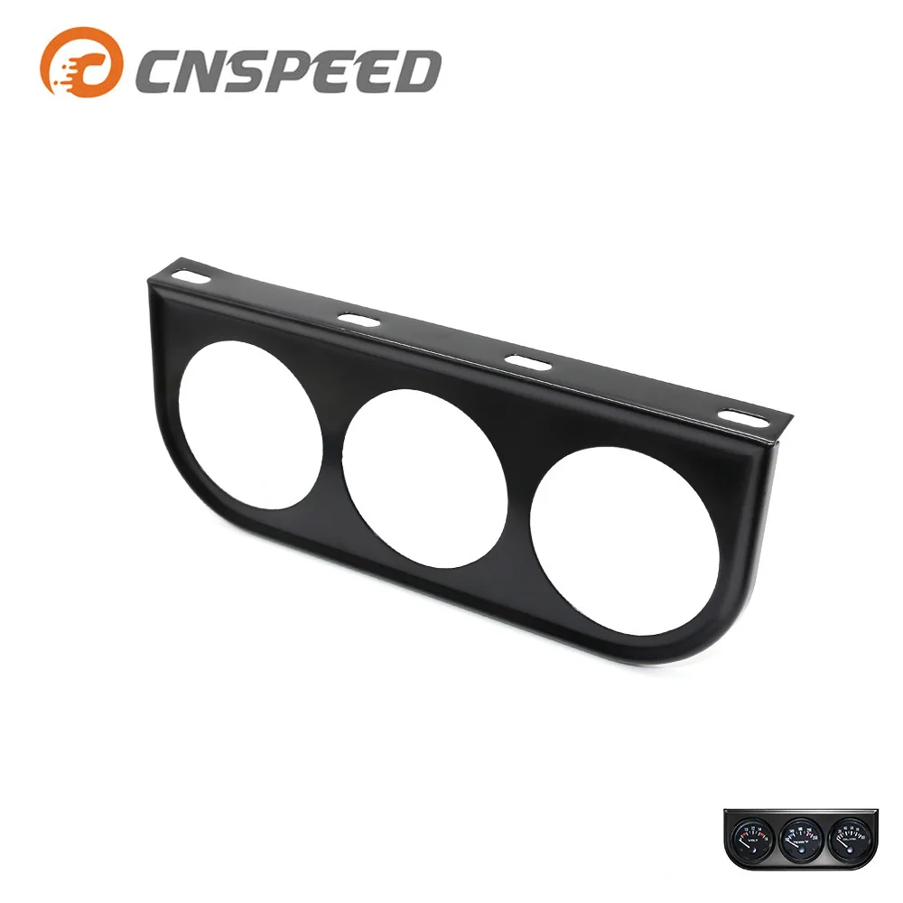 CNSPEED автомобильный тройной манометр держатель 2 дюйма 52 мм Кронштейн Автомобильный измеритель Манометр Pod Dash крепление двойной 3I автомобильный держатель измерителя YC100218
