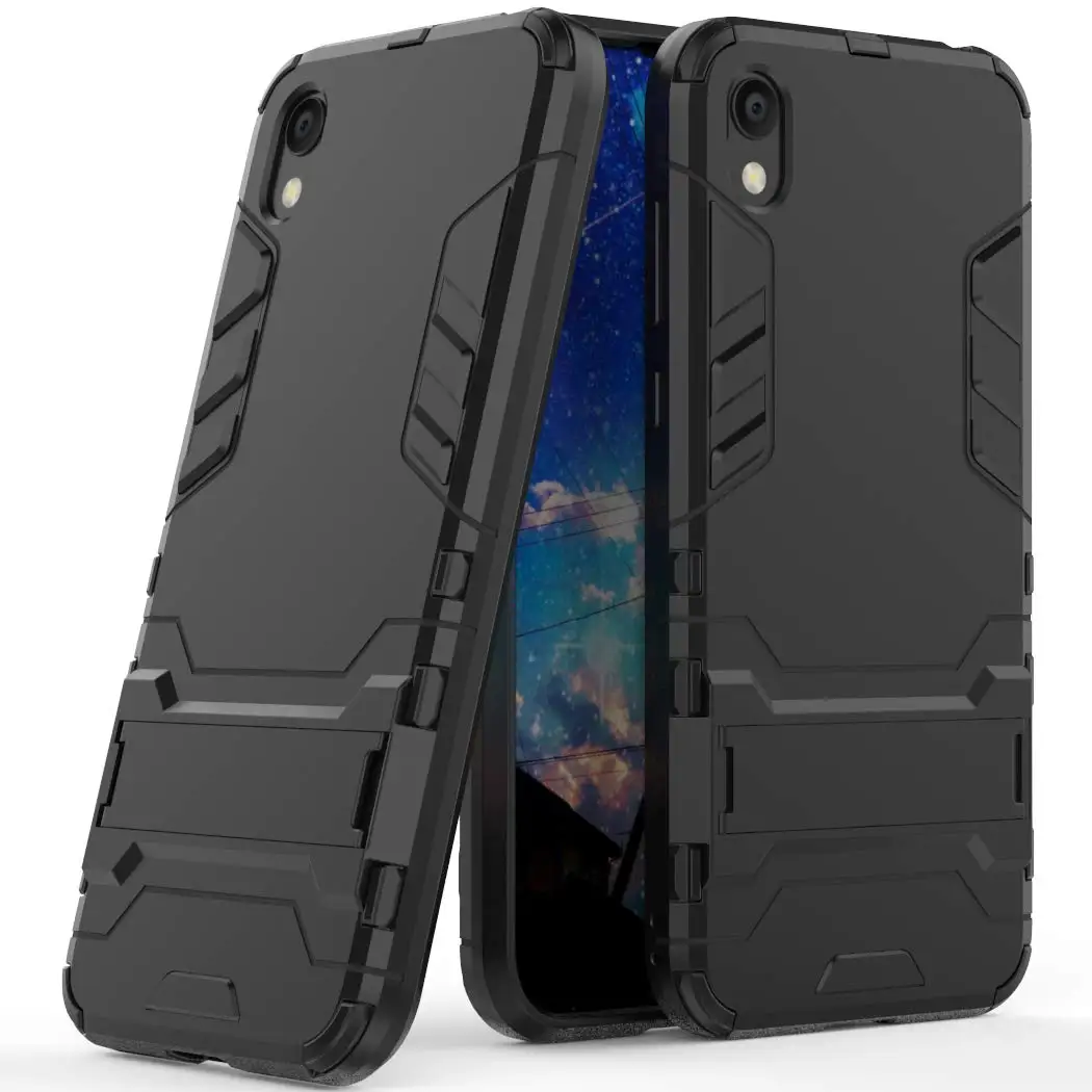 Robot Armor black Чехол для huawei Y5 чехол huawei y5 y5 сверхпрочный силиконовый бампер противоударный прочный защитный чехол для телефона - Цвет: Robot Armor black