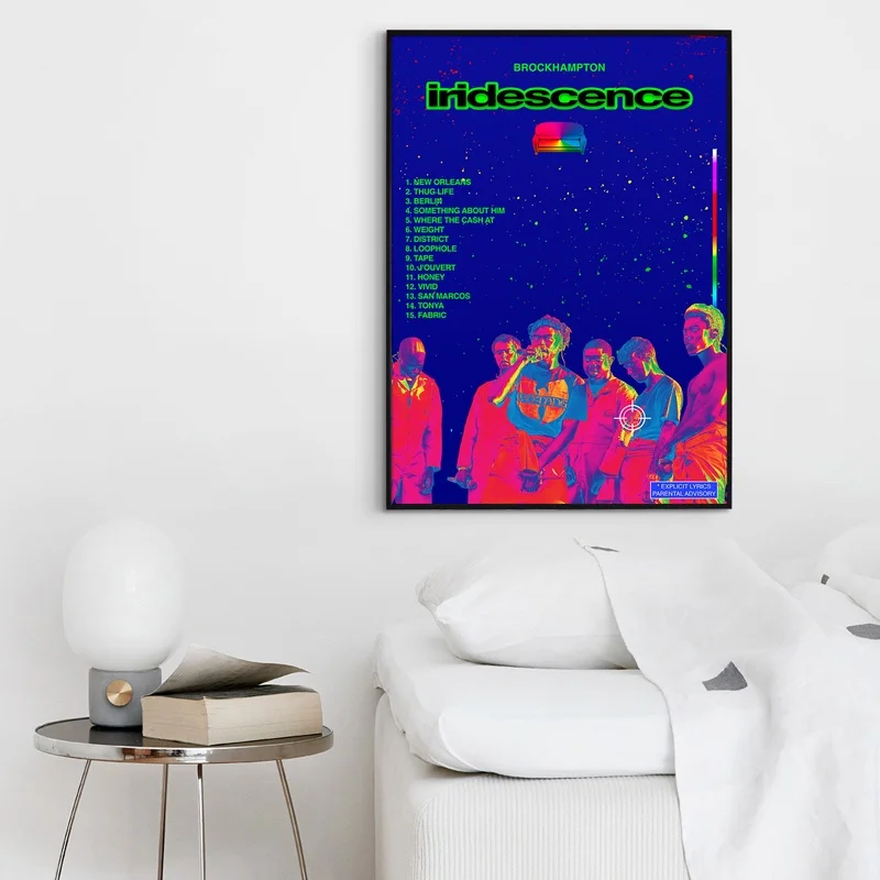 Brockhampton Радуга альбом поп музыки крышка плакат музыкальной звезды печать на