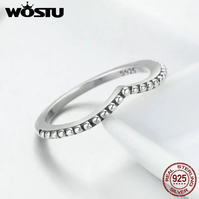 Женское составное кольцо из серебра 100% пробы с бусинами|finger ring|brand rings for womenfashion women