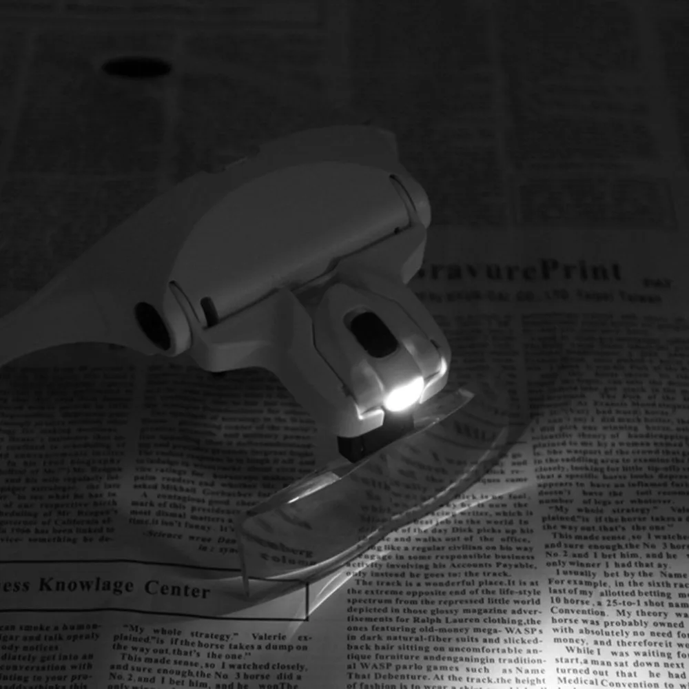 Портативное увеличительное стекло для ношения на голове объектив глаз сменный