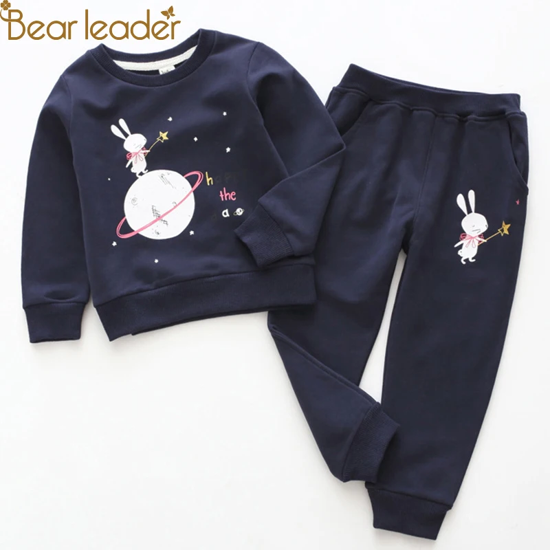 Bear Leader Autumn Children Boys Clothes Sets Long Sleeve T-shirt+Jeans 2pcs Kids Suits Cartoon Car Pattern Clothing | Детская одежда и