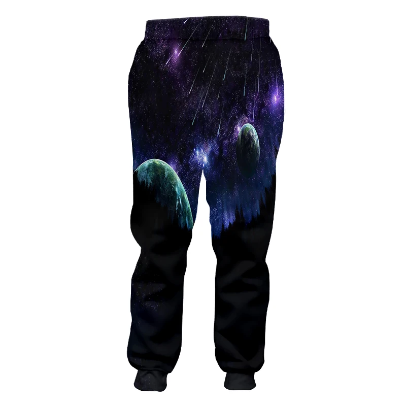 OGKB Man Trousers Hot Elastic Waist Long 3D Casual Pants Printed Starry sky Hip Hop Big Size Clothing Homme Winter Sweatpants | Мужская