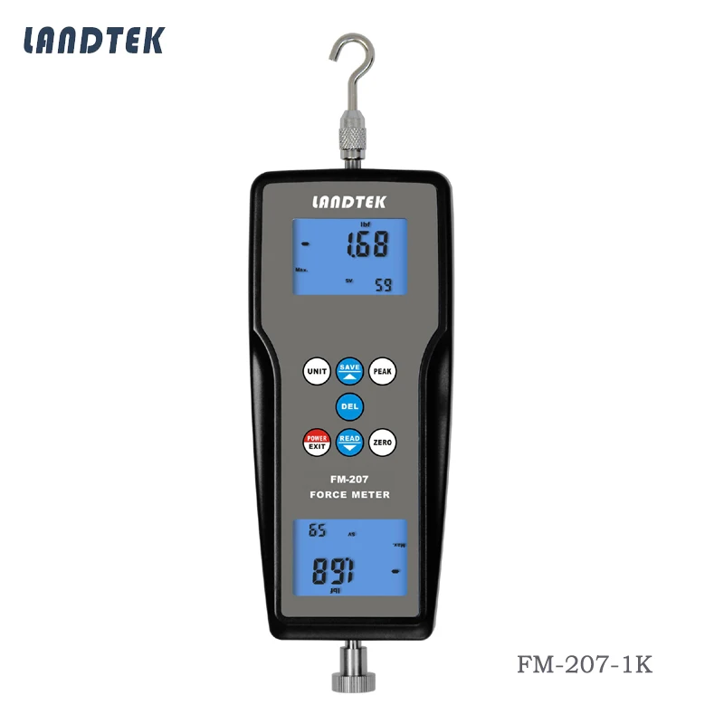 

Digital Force Gauge FM-207-1k Measuring Tools Protable Digital Push Pull Push Force and Pull Force Test