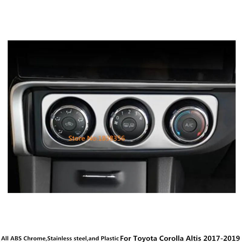 1 шт. декоративная крышка из нержавеющей стали для Toyota Corolla Altis 2017 2018 2019 |