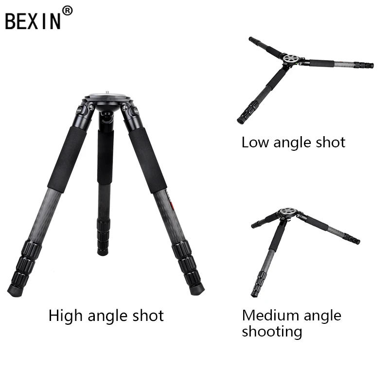 Bexin фотография профессиональная карбоновая чаша из волокна штатив DSLR камера видеокамера сверхмощный наблюдение за птицами штатив для камеры