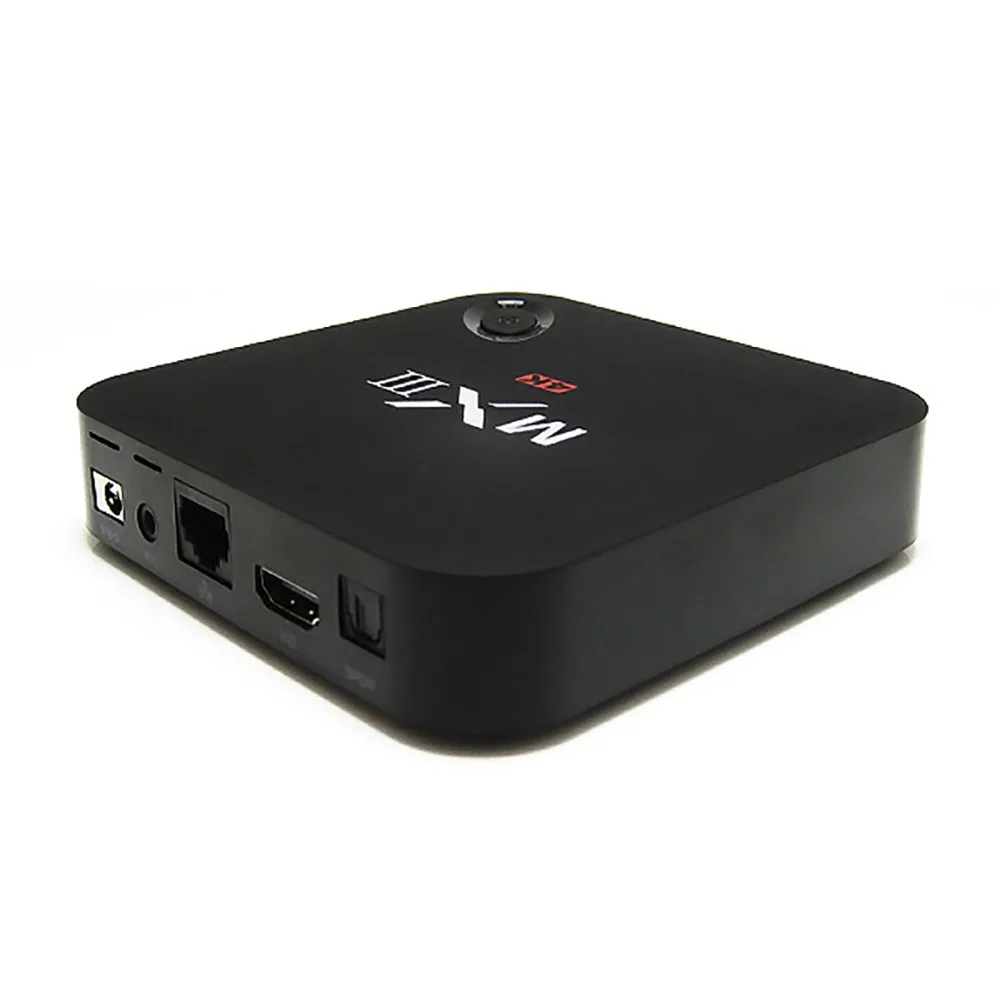 JUSHENG MXIII MX3 4K tv Box четырехъядерный процессор Amlogic S812 Cortex A9 2 ГБ/8 ГБ Android 4,4 Wifi 4K 3D Поддержка потокового медиаплеера