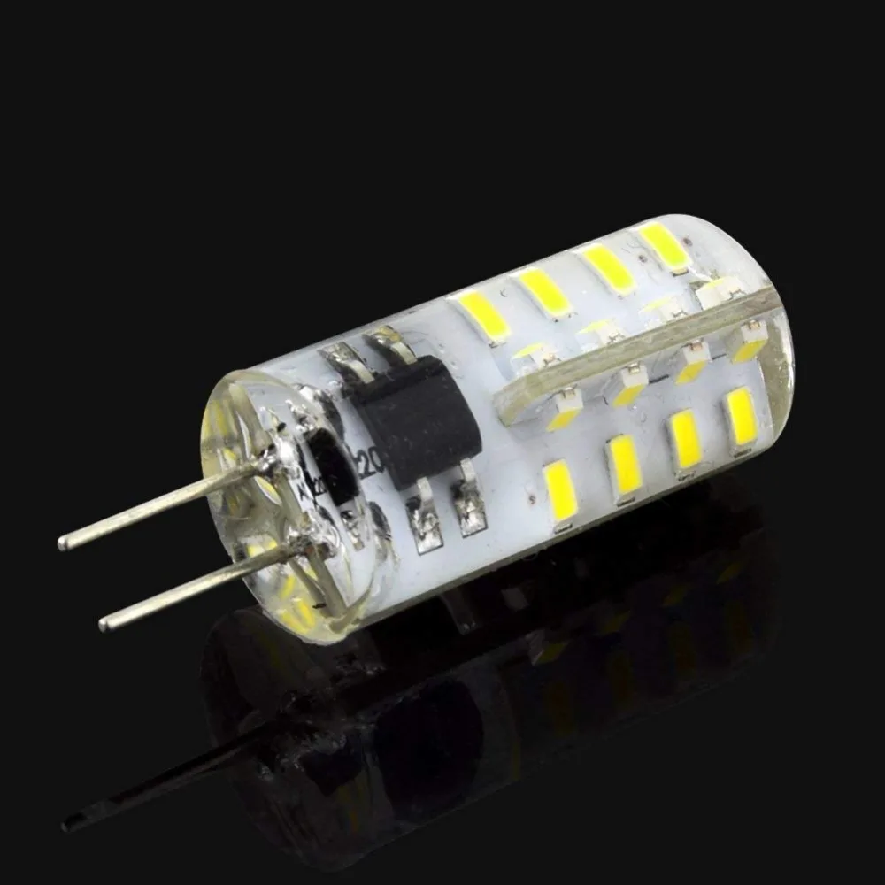 10 шт. светодиодный G4 лампа 110 В 220 2 5 Вт 32 s 3014 SMD светильник силиконовый для дизайна