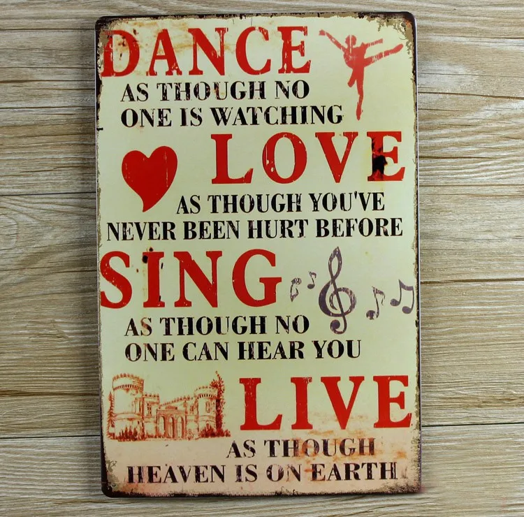 Новое поступление &quotлюбовь&quot Домашний Декор винтажные декоративные таблички